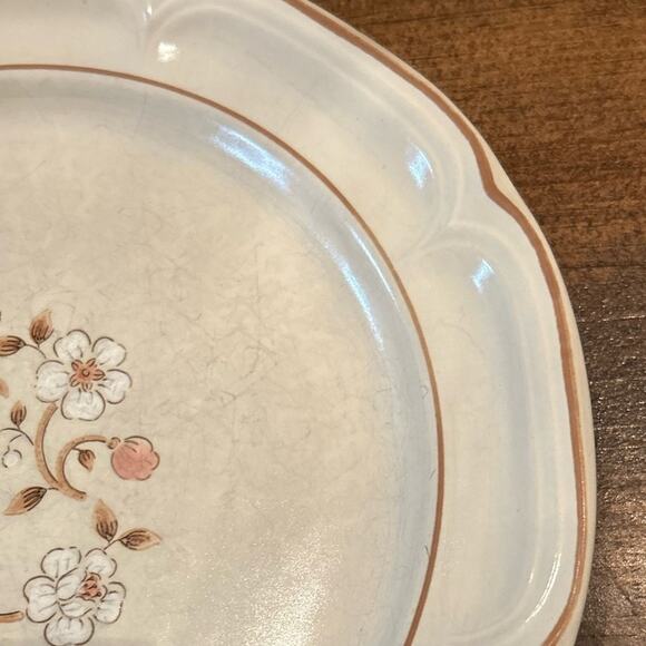 Vintage The Convington Edition Hand Decorated Stoneware Set Of 4 Plates Japan - Picture 6 of 8